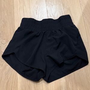 Women's Black Athletic Shorts
